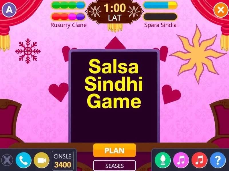 Salsa Sindhi Game Main Screen
